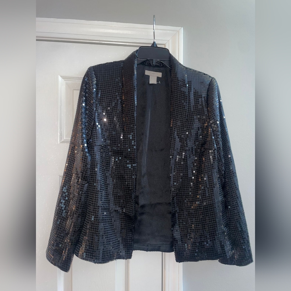 Black sequin suit